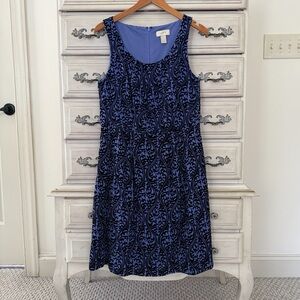 Loft Velvet Burnout Dress